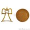 Cubic Zirconia Symbol Pendants, Gold Vermeil Pave Charms, Bracelet and Necklace Pendants, Real CZ Gems, GemMartUSA (CH_M)
